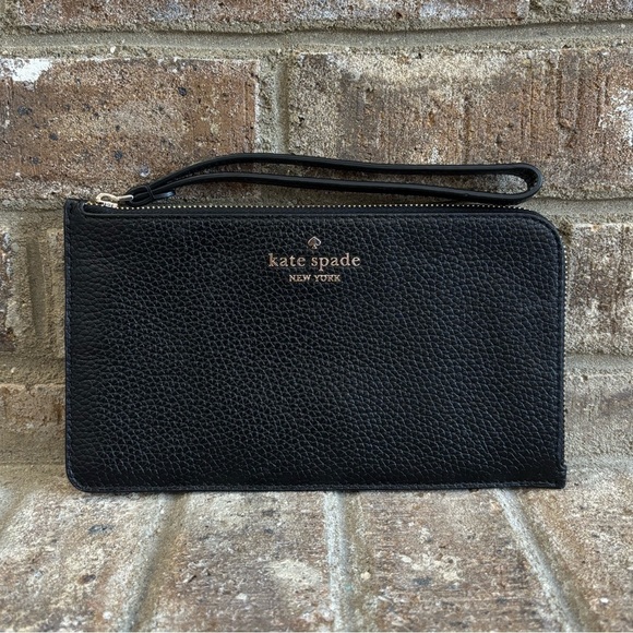 kate spade Handbags - Kate Spade Black Wristlet Authentic Excellent Condition